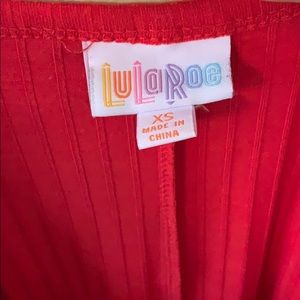 Lularoe Carly dress Red